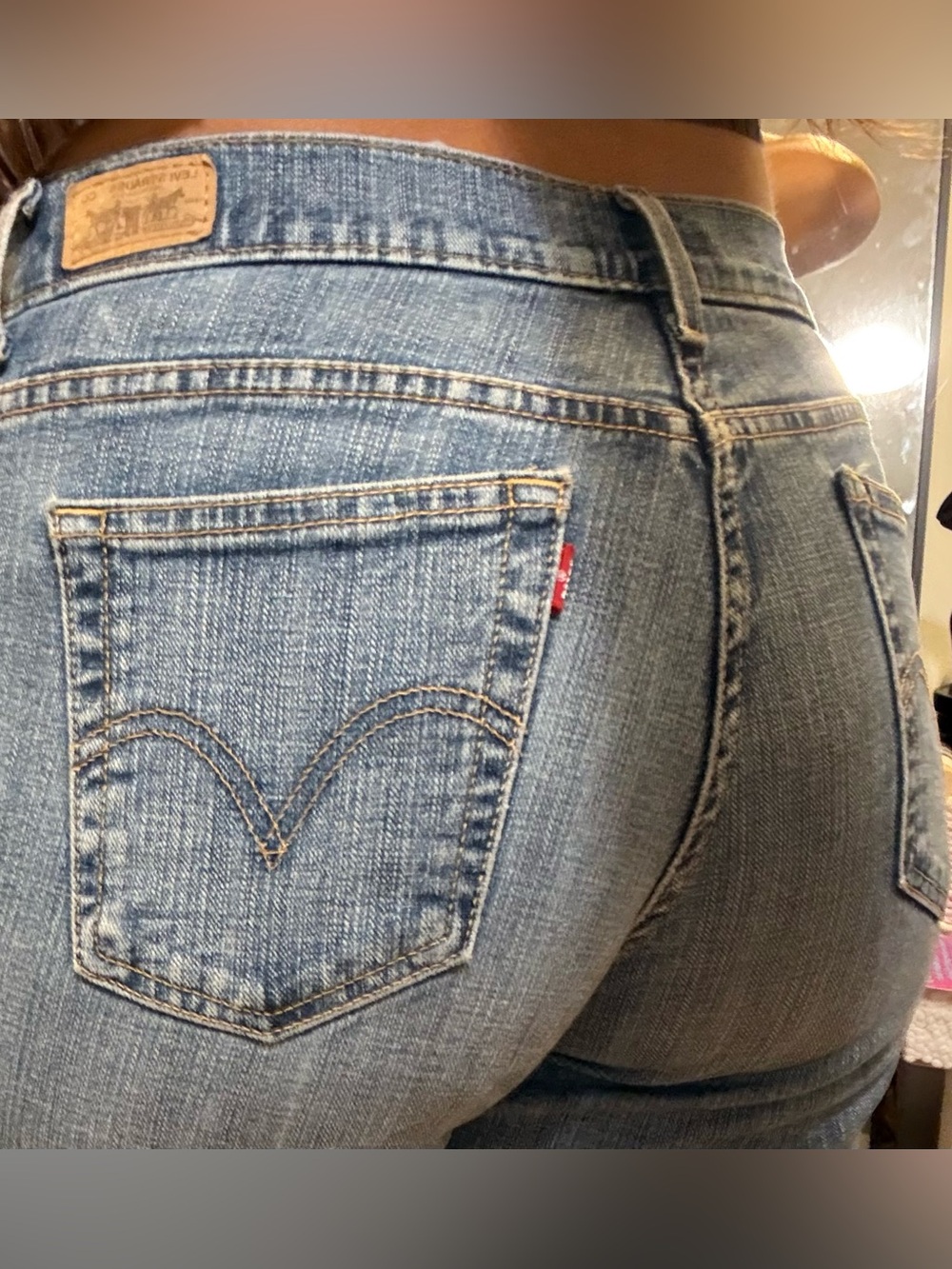 Levi's Women's Bootcut Jeans in Light Blue Denim